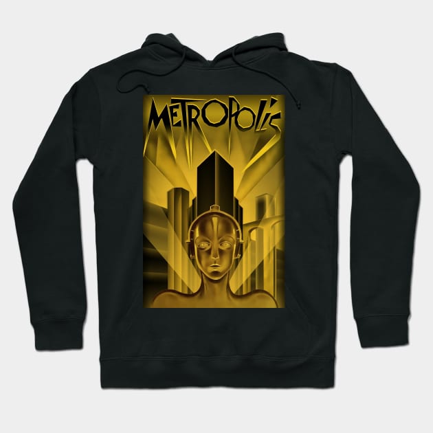 Metropolis, Fritz Lang, 1926 - vintage movie poster Hoodie by HipHopTees